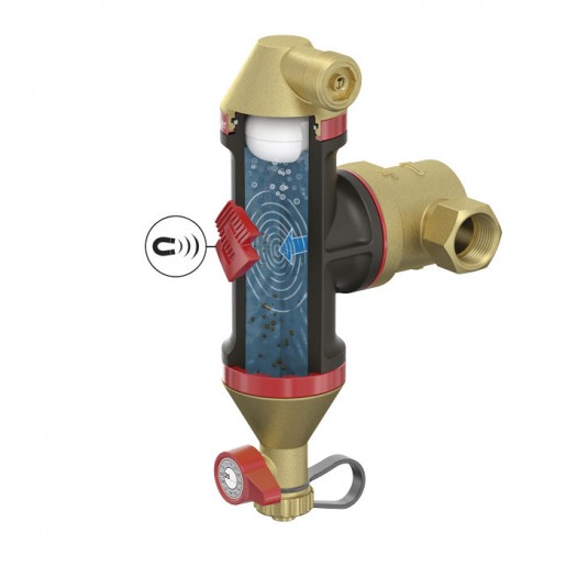 Сепаратор повітря і бруду Flamcovent Clean Smart EcoPlus (в ізоляції)