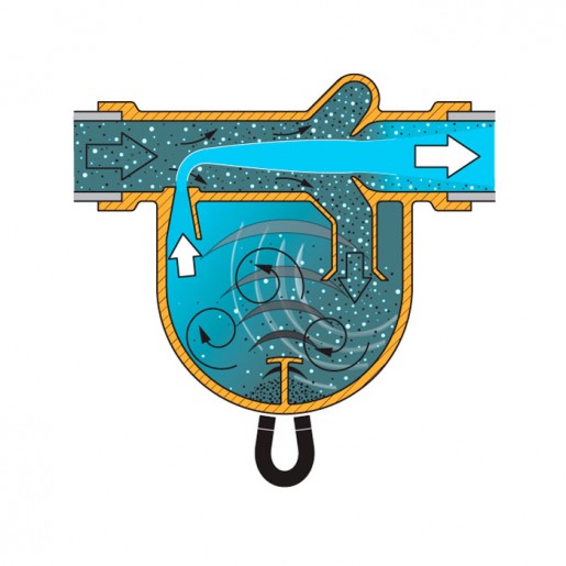 Сепаратор повітря і бруду Flamcovent Clean Smart EcoPlus (в ізоляції)