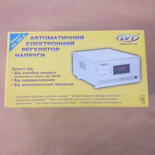 Стабілізатор напруги LVT ACH-350C симісторний (установка гор./верт.)