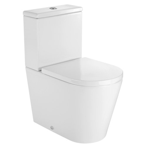 Унітаз підлоговий Roca INSPIRA Round 370х600х760 в комплекті з коліном та бачком + кришка soft-closing