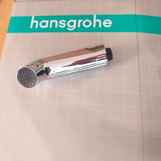 Гігієнічний душ hansgrohe Bidette S зі шлангом 1,25 m та тримачем, хром (на холодну або попередньо змішану воду)