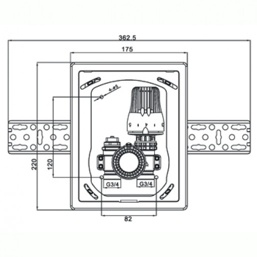 321022 Модуль контролю температури водяної підлоги Tervix Pro Line Control Box R2