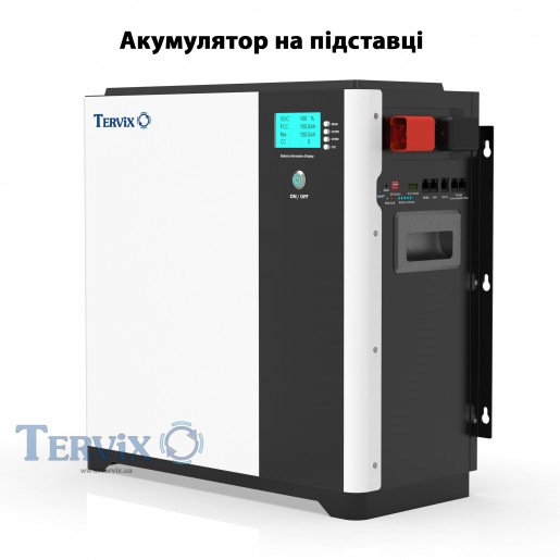 651110 Підставка на підлогу без коліс під акумуляторні батареї LiFePO4 (621041) Tervix Pro Line