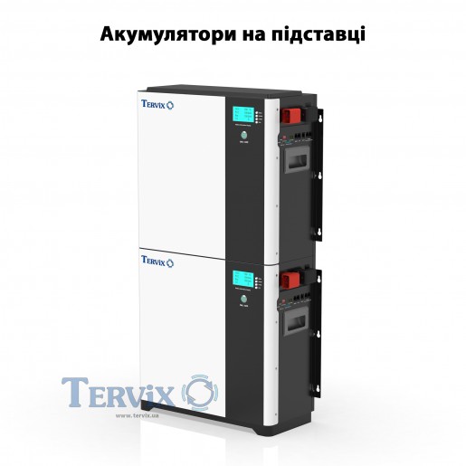 651110 Підставка на підлогу без коліс під акумуляторні батареї LiFePO4 (621041) Tervix Pro Line
