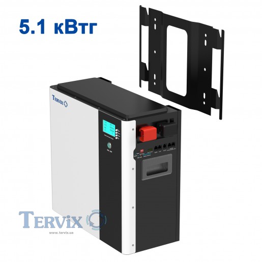 693411 Система автономного живлення Tervix BANKA 5,1 кВтг - інвертор 5кВ + акумулятор 51,2В 100 Аг