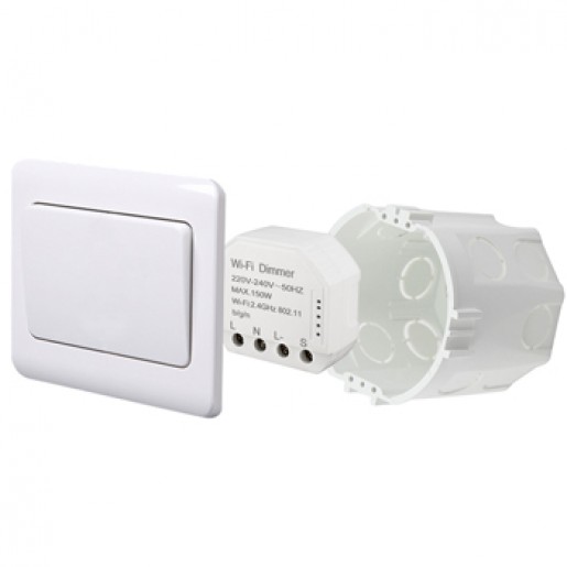 436421 Розумний вимикач - регулятор Tervix Pro Line WiFi Dimmer (2 клавіші)