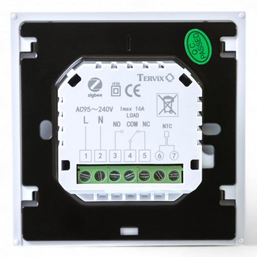 117331 Термостат з ZigBee управлінням Tervix Pro Line для газового/електричного котла