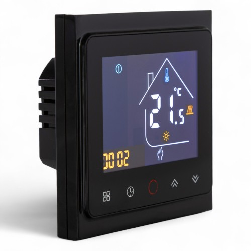 117330 Термостат з ZigBee управлінням Tervix Pro Line для газового/електричного котла, чорний