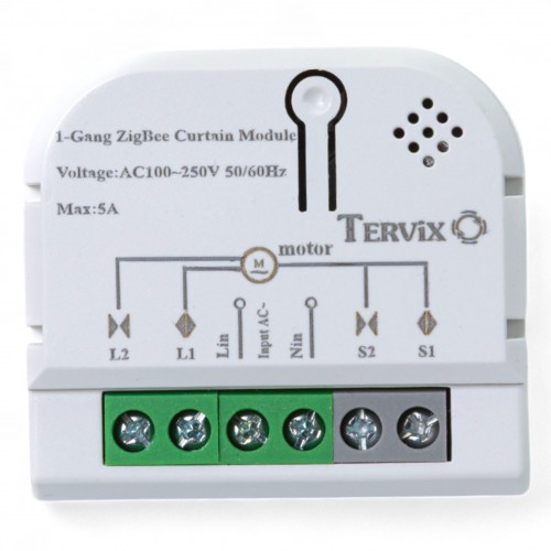 437121 Розумний модуль для управл. ролетами/карнизами Tervix ZigBee Roller Blind/Curtain Controller