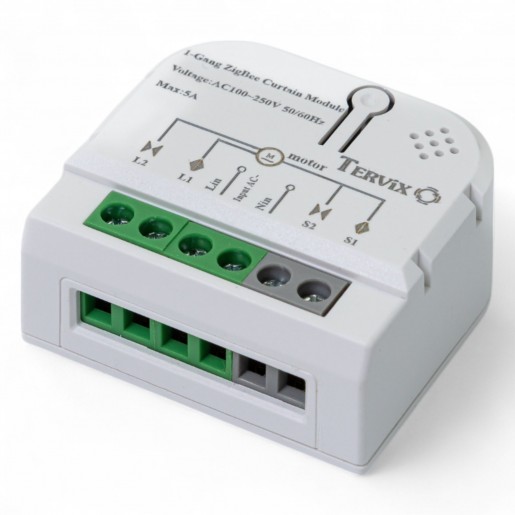 437121 Розумний модуль для управл. ролетами/карнизами Tervix ZigBee Roller Blind/Curtain Controller