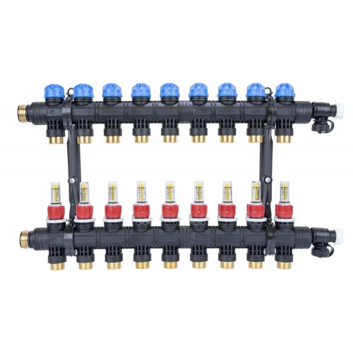 81269 Колектор ProCalida EF1 K 9 контурів, G1", 0,2-1,6 л/хв