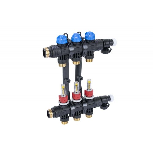 81263 Колектор ProCalida EF1 K 3 контури, G1", 0,2-1,6 л/хв