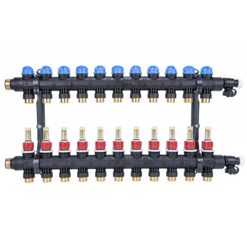 81271 Колектор ProCalida EF1 K 11 контурів, G1", 0,2-1,6 л/хв