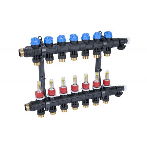 81267 Колектор ProCalida EF1 K 7 контурів, G1", 0,2-1,6 л/хв