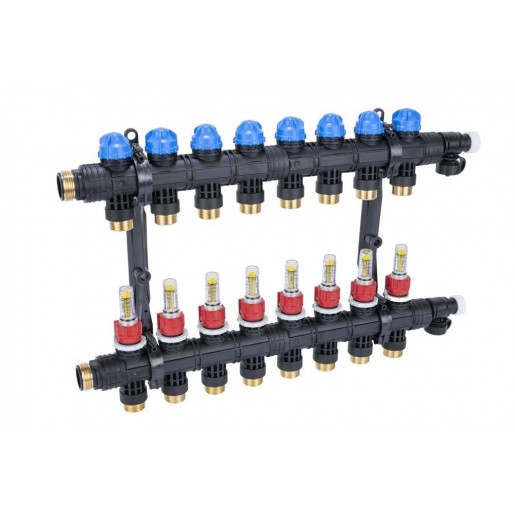 81268 Колектор ProCalida EF1 K 8 контурів, G1", 0,2-1,6 л/хв