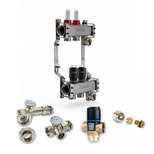521102 Комплект обладнання для водяної теплої підлоги на 2 контури з  клапаном ATM