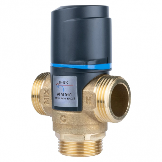 521102 Комплект обладнання для водяної теплої підлоги на 2 контури з  клапаном ATM