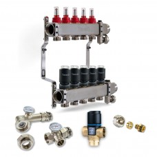 521105 Комплект обладнання для водяної теплої підлоги на 5 контурів  з клапаном ATM