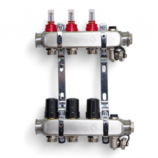 522103 Комплект обладнання для водяної теплої підлоги на 3 контури з клапаном TMV