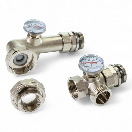 522103 Комплект обладнання для водяної теплої підлоги на 3 контури з клапаном TMV