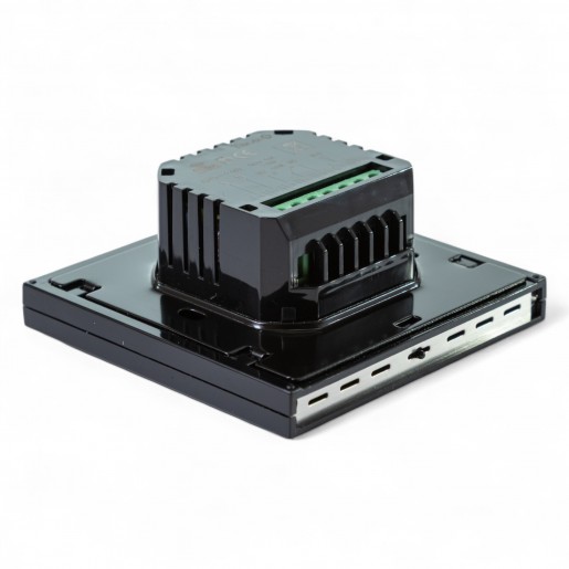 114140 Термостат з WiFi управлінням Tervix Pro Line для водяної/електричної теплої підлоги, датчик 3 м., чорний