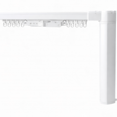 454135 Розумний карниз для штор з ZigBee управлінням Tervix Pro Line ZigBee Curtain, 5 м., білий