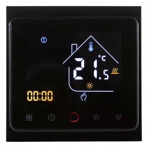 117340 Термостат з ZigBee управлінням Tervix Pro Line для газового/електричного котла, чорний