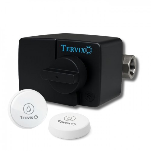 491921 Автономна система захисту від затоплення RF ZEVS Tervix Water Stop 3/4'' (з RF датчиками)