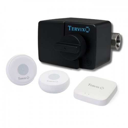 491930 Система захисту від затоплення ZigBee ZEVS Tervix Water Stop 1/2'' (з ZigBee датчиками)