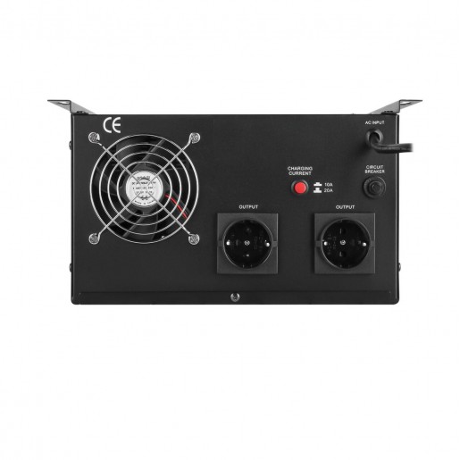 ДБЖ з правильною синусоїдою 24V LPY-W-PSW-2000VA+ (1400Вт)10A/20A