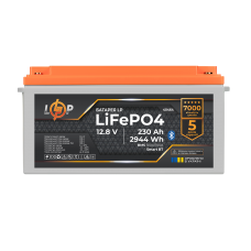 Акумулятор LP LiFePO4 12,8V - 230 Ah (2944Wh) (BMS 200A/100А) пластик Smart BT
