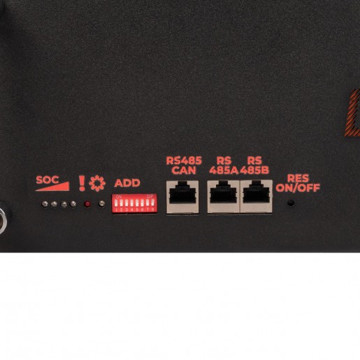 Акумулятор LP LiFePO4 51,2V - 100 Ah (5120Wh) (BMS SP 100A/50А) RM RS485/CAN LCD BL