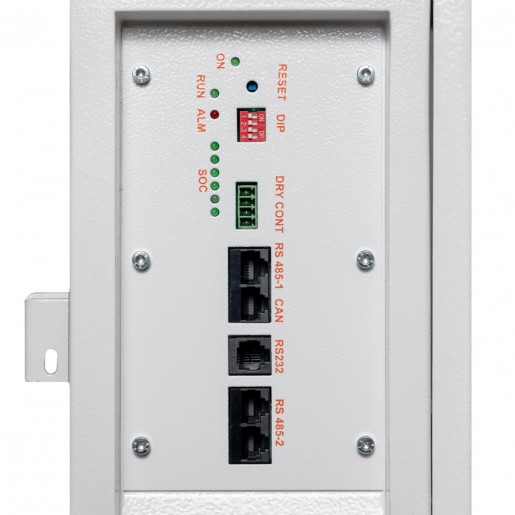 Акумулятор LP LiFePO4 51,2V - 100 Ah (5120Wh) (BMS 100A/50А) метал LCD Smart RS485/CAN JK настінний