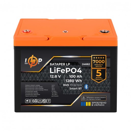 Комплект резервного живлення LogicPower B1500 White + літієва (LiFePO4) батарея 1280Wh