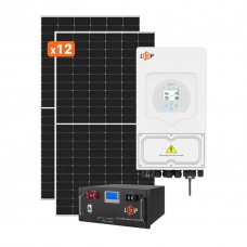 Сонячна електростанція (СЕС) Преміум Deye 6kW АКБ 6kWh LiFePO4 100 Ah