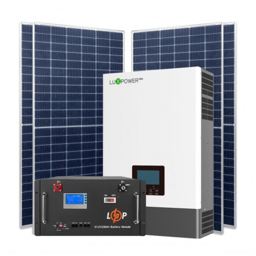 Комплект СЕС 6kW Luxpower АКБ 11.77kWh (літій) 230 Ah Преміум