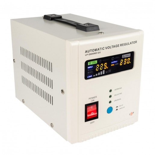 Стабілізатор напруги LP-2500RD EU (1500Вт/7 ступ)