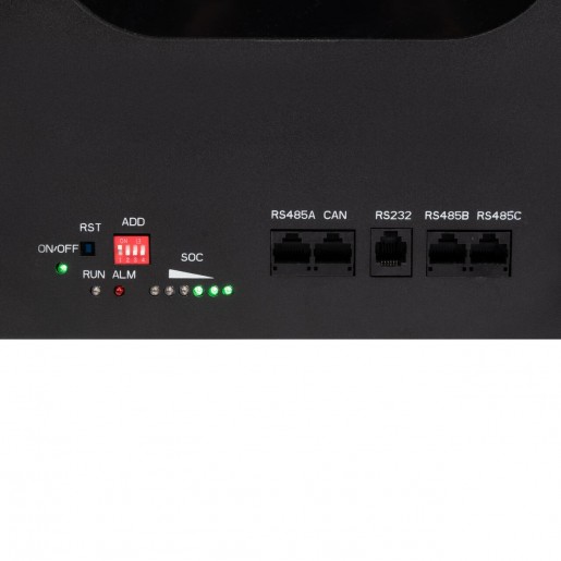 Акумулятор LP LiFePO4 48V (51,2V) - 230 Ah (11776Wh) (Smart BMS 200A) з LCD RM RS485/CAN