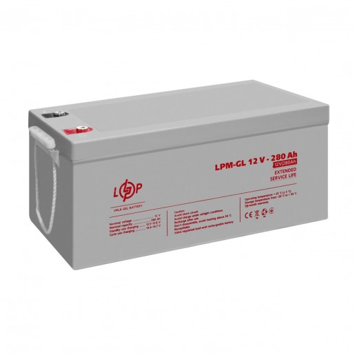 Акумулятор гелевий LPM-GL 12V - 280 Ah