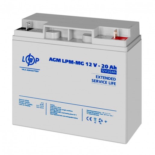 Акумулятор мультигелевий LPM-MG 12V - 20 Ah