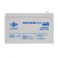 Акумулятор мультигелевий LPM-MG 12V - 7.2 Ah