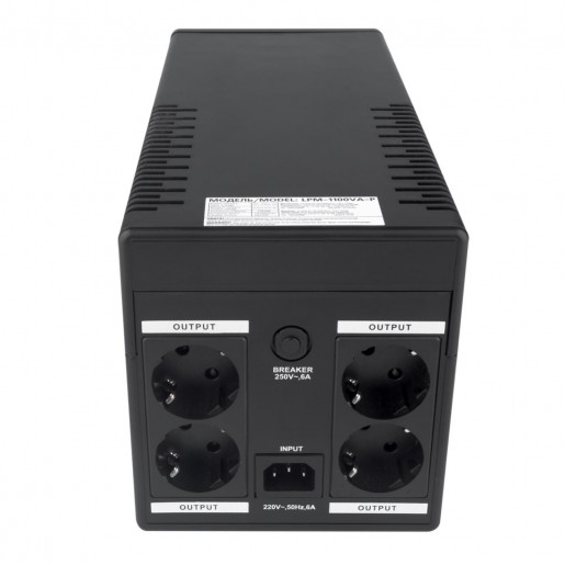 Лінійно-інтерактивне ДБЖ LPM-1100VA-P (770Вт)