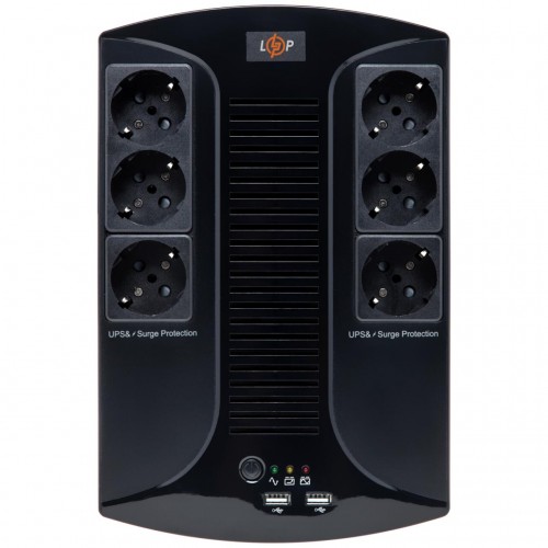 Лінійно-інтерактивне ДБЖ LP 650VA-6PS (455Вт)