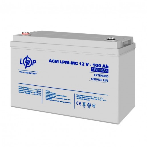 Акумулятор мультигелевий LPM-MG 12V - 100 Ah