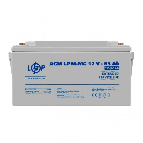 Акумулятор мультигелевий LPM-MG 12V - 65 Ah