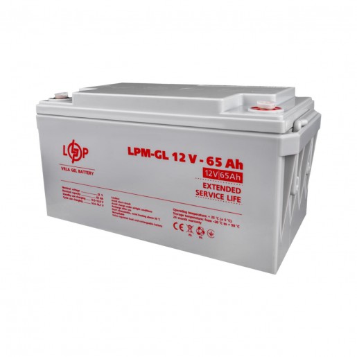 Акумулятор гелевий LPM-GL 12V - 65 Ah