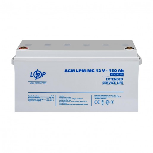 Розпродаж Акумулятор мультигелевий LPM-MG 12V - 150 Ah