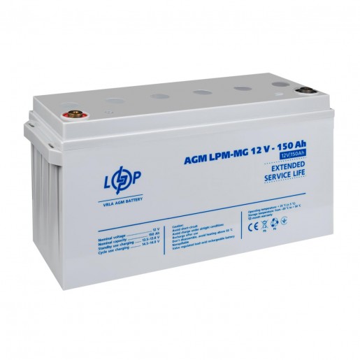 Розпродаж Акумулятор мультигелевий LPM-MG 12V - 150 Ah