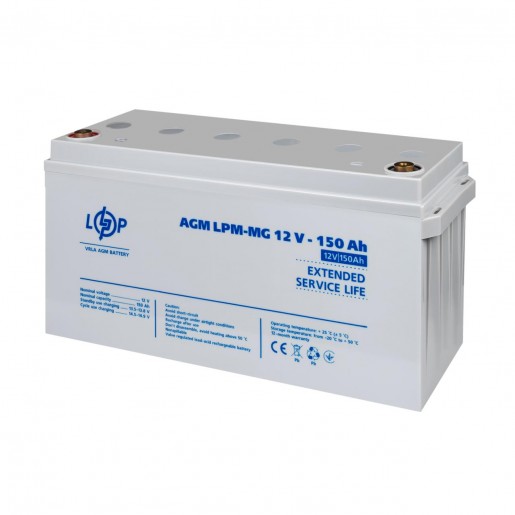 Розпродаж Акумулятор мультигелевий LPM-MG 12V - 150 Ah