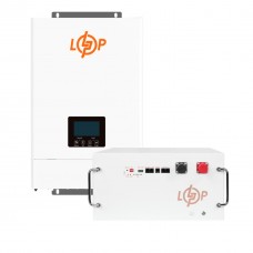 Комплект резервного живлення LogicPower ДБЖ W6000 + літієва (LiFePO4) батарея 14336 Вт/год (37760+38142 280 Ah)